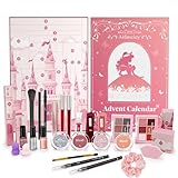 Beauty Adventskalender 2025 Mädchen mit 24 Exquisite Kosmetik Geschenk für Mädchen Teenager Frauen, Hochwertiger Beautyprodukten Eine Abwechslungsreiche Verwöhnende Und Stylische Adventszeit-24 Stück
