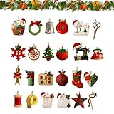 Nähkalender Advent - 2D Acryl Nähzubehör - Weihnachtskalender 2025 - für Erwachsene Eingang Schränke Fenster Tür Urlaub Geburtstagsfeier Wohnzimmer Schlafzimmer Küche Rucksack Schlüsselanhänger