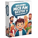 Wer kennt mich am besten? - Das lustige Spiel für die ganze Familie und Freunde | Mit spannenden Challenges & Fragen | Familienspiel, Kartenspiel, Gesellschaftsspiel | Für Eltern, Kinder und Bekannte