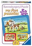 Ravensburger Kinderpuzzle - 07062 Meine Tierfreunde - My First Puzzle mit 3x6 Teilen - Puzzle für Kinder ab 2 Jahren, Rahmenpuzzle