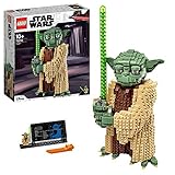 LEGO 75255 Star Wars Yoda Bauset, Sammlermodell mit Displayständer, Angriff der Klonkrieger, Bauset für Kinder und Erwachsene