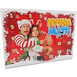NINNA e MATTI Adventskalender mit 24 Schachteln mit 24 kleinen Geschenken
