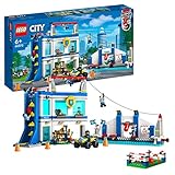 LEGO 60372 City Polizeischule Spielset mit Hindernisstrecke, Pferd-Figur, Spielzeug-Auto und 6 Minifiguren, für Kinder ab 6 Jahren