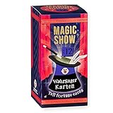 TRENDHAUS 957788 Magic Show Nr. 12 [ Wahrsager Karten ], Verblüffende Zaubertricks für Kinder ab 6 Jahren, Inkl. Online-Videos, Trick Nr.12