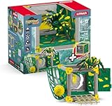 schleich ELDRADOR CREATURES | BATTLE CAVE Dschungeltarantel 42678 | Set aus ELDRADOR Battle Cave mit Monster, Rollbahn & Kristall | Battle Caves zur Arena stapelbar | Spielzeug ab 7 Jahren | 28 Teile
