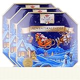 Trumpf Edle Tropfen in Nuss Adventskalender 300g blau (3er Pack)