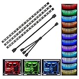 Speclux PC LED PC Innenbeleuchtung RGB LED Strip Motherboard-Steuerung, 12V 4-Pin, Kompatibel mit Asus Aura, Asrock RGB-Led, Gigabyte-Fusion, MSI Mystic Light, 30cm