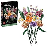 LEGO Icons Blumenstrauß, Künstliche Blumen, Set für Erwachsene, Home Deko, Geschenk zum Muttertag, für Frauen, Männer, Sie & Ihn, Wohnaccessoires, Botanische Sammlung 10280