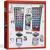 BOXILAND® Nostalgie Adventskalender Süßigkeiten [RETRO VINTAGE] - Adventskalender 2024 Süßigkeiten - Adventskalender Süßes naschen - Aus den 80ern, 90ern und 2000ern (24x Süßigkeiten aus der Kindheit)