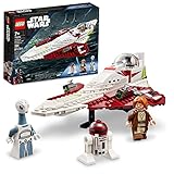LEGO Star Wars OBI-Wan Kenobi's Jedi Starfighter 75333 Building Toy Set – Features Minifiguren, Lightsaber, Clone Starship from Attack of the Clones, Great Gift for Kids, Boys and Girls Age 7+