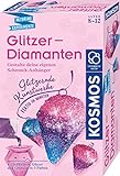 KOSMOS 657758 Glitzer-Diamanten, Funkelnde Schmuck-Anhänger erstellen und gestalten, mit Gießformen, Schmuckbändern, Glitzer, Granulat in 3 Farben, Experimentierset für Kinder von 8-12 Jahren