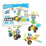 K'NEX Kid Zoomin' Buddies 20 Modell | Kinder-Bastelset mit 48 Teilen | Lernspielzeug für Kinder, lustiges und farbenfrohes Bauspielzeug für Jungen und Mädchen, Konstruktionsspielzeug ab 3 Jahren |