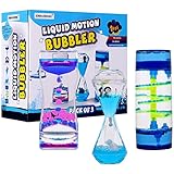 XINBAOHONG Tropfen Sanduhr Flüssig Bewegung Blasen 3 Stück Liquid Motion Bubble Timer Sanduhr Dekompressionsölleck Schreibtisch Spielzeug Geschenk for Kinder und Erwachsene