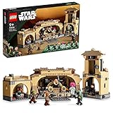 LEGO 75326 Star Wars Boba Fetts Thronsaal Spielzeug zum Bauen mit Palasts von Jabba und 7 Minifiguren, ab 9 Jahren