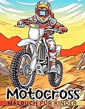 Motocross Malbuch: Schmutzige Fahrrad-Illustrationen | Geschenke zur Entspannung und Stressabbau für Kinder mit beeindruckenden Illustrationen im Format 85x11 Zoll