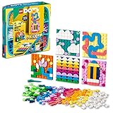 LEGO DOTS Klebeflicken Megapack 41957 Kunst und Handwerk 5-in-1 Mosaikherstellung Bauset, DIY Aufkleber Patches, Geschenkidee für kreative Kinder, machen Sie individuelle Designs für Notebooks,