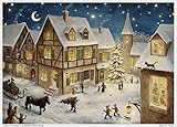 Adventskalender 'Weihnachtsabend im Dorf': Papier-Adventskalender