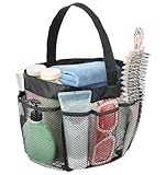 ValueBargain Duschtasche, Duschtasche Camping aus Polyester, Hängender Kulturbeutel Mit Transparenter Tasche, Platzsparender Duschkorb für Damen und Herren Auf Reisen