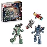 LEGO ǀ Marvel Iron Man & War Machine vs. Hammer-Drohnen - Superhelden Spielzeug für Jungen und Mädchen - Minifiguren zum Bauen und Spielen - Kreatives Geschenk für Kinder ab 7 Jahren - 76320