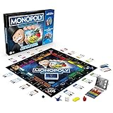 Monopoly Banking Cash-Back, die elektronische Version des beliebten, klassischen Spiels, elektronischer Punktestand und noch mehr Technologie, für die Familie