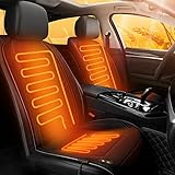 Generisch Sitzkissen für Das Auto, Winter Autositze Sitzkissen Fahrersitz Bequemer Sitzauflage für Auto Erwachsene LKW,SUV Oder Transporter Geeignet(Schwarz)