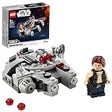 LEGO 75295 Star Wars Millennium Falcon Microfighter Spielzeug mit Han Solo Minifigur für 6-jährige Jungen und Mädchen, 6-99 Jahre