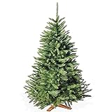 Künstlicher Weihnachtsbaum in Premium Qualität mit FSC-zertifiziertem Holzständer – Naturgetreu und mit dicht bestückten Zweigen – Künstliche Weihnachtsbäume 180cm oder 220cm