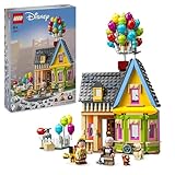 LEGO | Disney and Pixar Carls Haus aus „Oben“, baubares Spielzeug mit Luftballons, Carl, Russell und Dug-Figuren, ikonische Geschenkidee für Mädchen und Jungen 43217