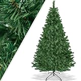 KESSER® Weihnachtsbaum künstlich 150cm mit 360 Spitzen, Tannenbaum künstlich Edeltanne Schnellaufbau inkl. Christbaum-Ständer, Weihnachtsdeko - grün 1,5m