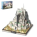 QLT Architecture Minas Klemmbausteine Ideas Tirith Mini Bausteinen, Lord Film STEM The Rings Magic Moc deko Geschenk für Erwachsene Jungen ab 8-16+1680pcs Nicht Kompatibel Mit Allen Gängigen