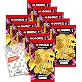 Bundle mit Blue Ocean Lego Ninjago Serie 8 (2023) Trading Cards - 10 Booster + Exklusive Collect-it Hüllen, 1 Booster enthält: 6 Karten, insgesamt 60 Ninjago Karten