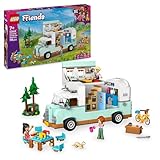 LEGO Friends Wohnmobil, Bauset für Rollenspiele mit einem Spielzeug Wohnwagen, Geschenk für Mädchen ab 7 Jahren, kreatives Spielset mit 3 Minifiguren und Frettchen Tierfigur 42663