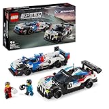 LEGO Speed Champions BMW M4 GT3 & BMW M Hybrid V8 Rennwagen Auto Spielzeug mit 2 baubaren Modellautos und 2 Rennfahrer-Minifiguren, Geschenk für Jungs, Mädchen ab 9 Jahren, Modellauto 76922