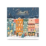 Lindt Schokolade | Winterhäuser Adventskalender 2025 | 153g | festlicher Kalender mit 24 Klassikern von Lindt | Schokoladen-Geschenk zu Weihnachten