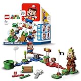 LEGO 71360 Super Mario Abenteuer mit Mario – Starterset, interaktive Figur und BAU-Spielzeug, mit Gumba und Bowser Jr.-Figuren, sammelbares Geschenk für Kinder, Mädchen und Jungen ab 6 Jahren