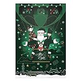 NESTLÉ AFTER EIGHT Adventskalender mit Pfefferminz-Schokolade sowie dunkler Schokolade mit Minzcremefüllung, Weihnachtskalender für Minz-Liebhaber, 1er Pack (1 x 199g)
