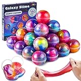 JOYIN Slime Party Favors, 24 Pack Galaxy Slime Ball Party Favors - Dehnbar, Nicht klebrig, Sauerei, Stressabbau und sicher für Mädchen und Jungen - Perfekt für Party, Klassenzimmer Belohnung