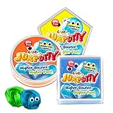 JUMPUTTY Springknete Hüpfknete Bunte Kinderknete Knetmasse 15g Dose Jump Knete Kinderparty Geschenk 18675, 5 Farben