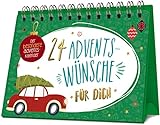 24 Adventswünsche für dich: Der besondere Adventskalender. 24 liebevoll gestaltete Wünsche und Sprüche für die Adventszeit