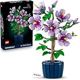 Lego Hibiskus Blume (10372) - Blumen Lego Botanicals, Blumenstrauß Deko (inkl. bedruckter Fliese)