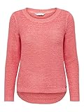 ONLY Damen ONLGEENA XO L/S KNT NOOS Pullover, 15113356,Tea Rose,M