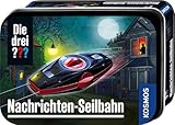 Die drei ??? Nachrichten-Seilbahn von KOSMOS, Geheime Botschaften und kleine Gegenstände schützen und austauschen, Detektiv-Spielzeug Set für Kinder ab 8 Jahre, Silver