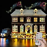 Hosdiy Fernbedienung Sound LED Beleuchtung Set für (Allein Zuhaus Home Alone) Modell - Kompatibel mit Lego 21330 - Led Licht (Nur Beleuchtung, Ohne Bausteine Modell)