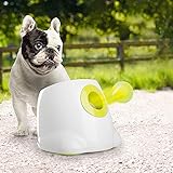 ALL FOR PAWS Automatischer Ballwerfer für Hunde, Hunde Ball Interaktive Ballwurfmaschine 3Pcs 2' Tennisbällen Inklusive, für Kleine und mittlere Hunde, Interaktives Hundespielzeug