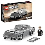 LEGO 76911 Speed Champions 007 Aston Martin DB5, James Bond Auto-Spielzeug zum Film Keine Zeit zu Sterben, Modellauto zum Nachbauen mit Minifigur, Sammler-Set, Geschenk für Jungen, Mädchen und Fans