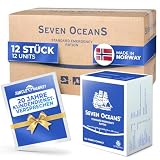 SEVEN OCEANS - DAS ORIGINAL - Notfallnahrung [12x500g] Extrem lang haltbarer Notvorrat [6kg] zur Krisenvorsorge I Energiereiche Outdoor Notration I Prepper Notnahrung
