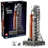 LEGO Icons 10341 NASA Artemis Weltraumstartsystem, Heim- und Bürodekoration, Weltraumgeschenk für Erwachsene, DIY-Modellbausatz, lustiges Projekt für Erwachsene, enthält Orion-Kapsel und Startturm