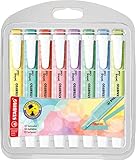 STABILO - Textmarker - swing cool Pastel - 8er Pack - 8 verschiedene Farben