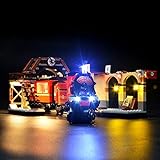 GEAMENT LED Licht-Set Kompatibel mit Lego Harry Potter Hogwarts Express - Beleuchtungsset für Harry Potter 75955 Baumodell (Lego Set Nicht enthalten)