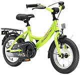 BIKESTAR Kinderfahrrad für Mädchen und Jungen ab 3-4 Jahre | 12 Zoll Kinderrad Classic | Fahrrad für Kinder Grün | Risikofrei Testen